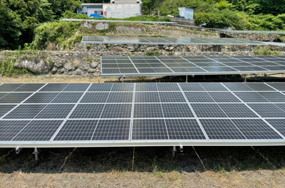 柳井太陽光発電所建設工事 75.6kw