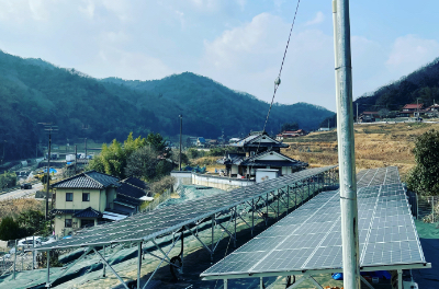 竹原太陽光発電所建設工事 109kw