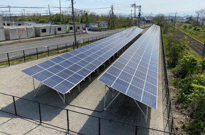 湖山太陽光発電所建設工事 108kw