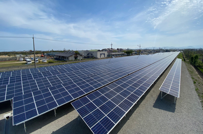 湖山1号林・3号林跡地太陽光発電所建設工事 981.6kw