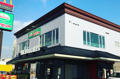 神戸サイゼリヤ脇浜店外壁塗装工事1